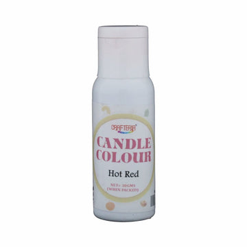 Crafteria Hot Red Candle Colour