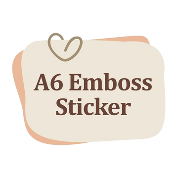 A6 Emboss Sticker