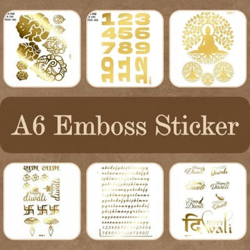 A6 Emboss Sticker