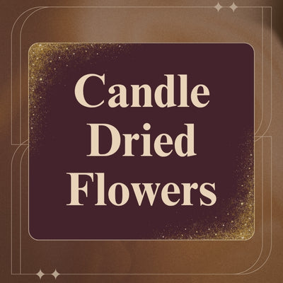 Candle Dried Flowers