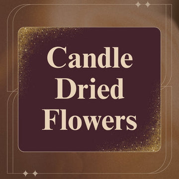 Candle Dried Flowers