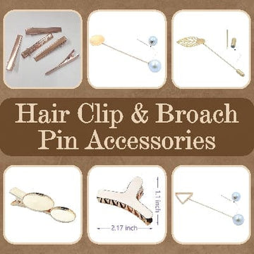 Hair Clip & Broach Pin Accessories