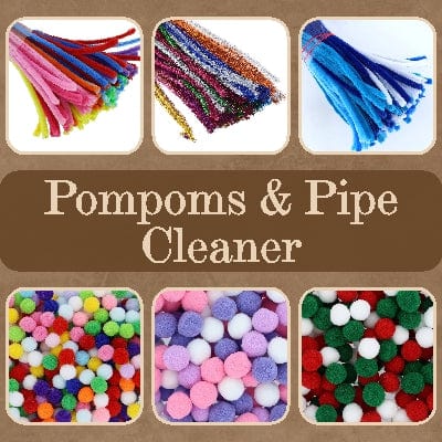 Pompoms & Pipe Cleaner