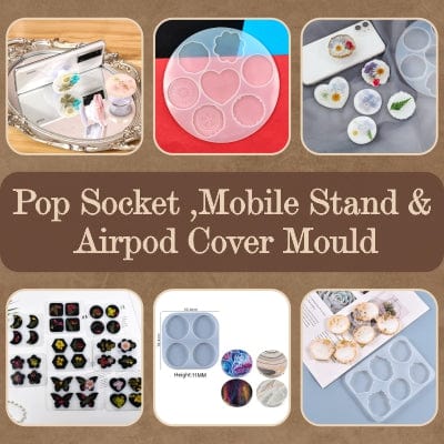 Pop Socket ,Mobile Stand & Airpod Cover Mould