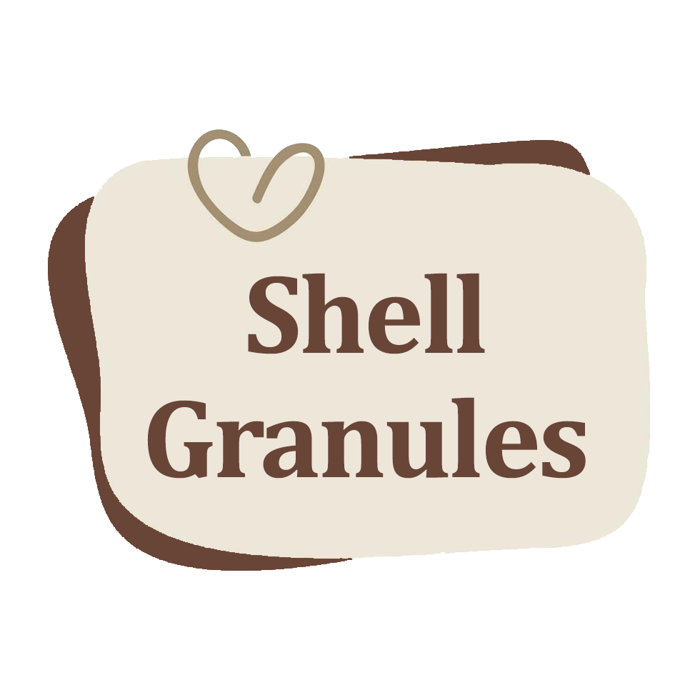 Shell granules