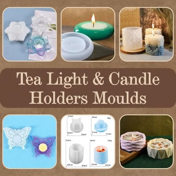 Tea Light & Candle Holders Moulds