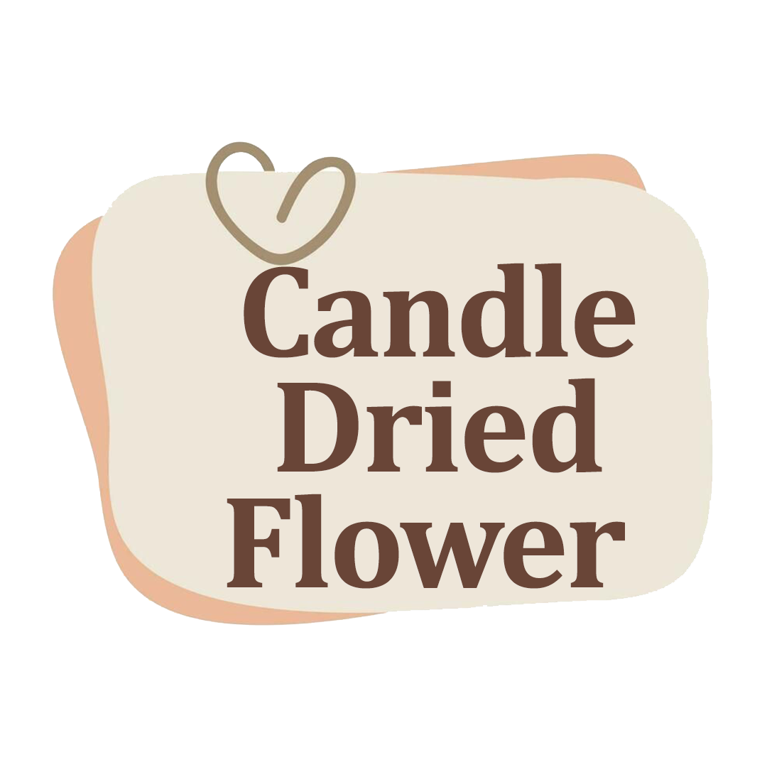 Candle Dried Flowers