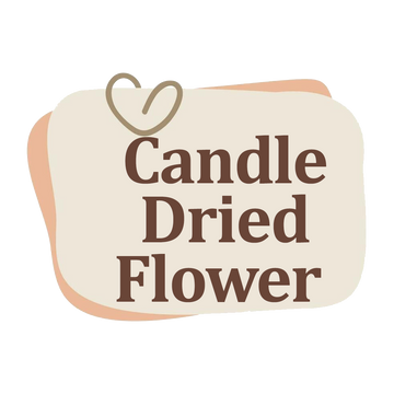 Candle Dried Flowers