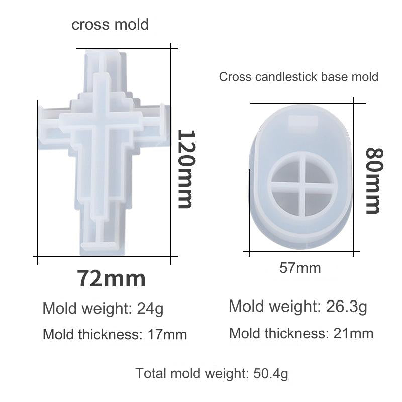 Holy Cross Tea-light Holder Mould