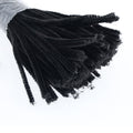 Crafteria Black Pipe Cleaner Regular Colour (100Pcs/Pack)