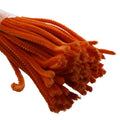 Crafteria Dark Orange Pipe Cleaner Regular Colour (100Pcs/Pack)