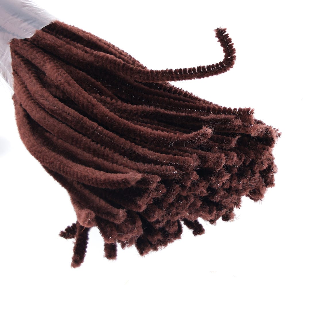 Crafteria D.Brown Pipe Cleaner Regular Colour (100Pcs/Pack)