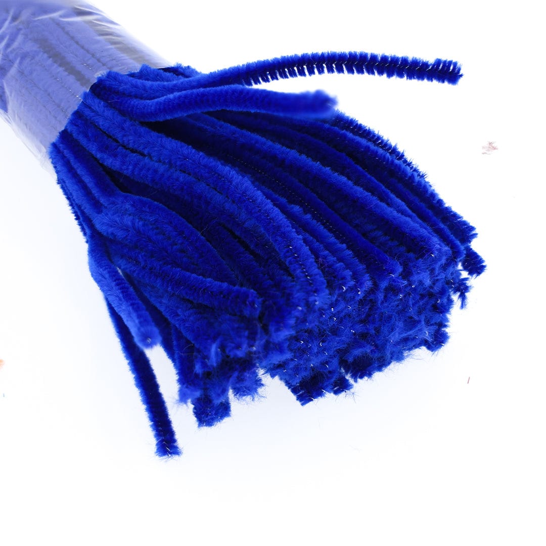 Crafteria Royal Blue Pipe Cleaner Regular Colour (100Pcs/Pack)