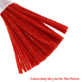 Crafteria Red Shimmer Pipe Cleaner (100Pcs Approx.)