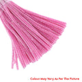 Crafteria Baby Pink Shimmer Pipe Cleaner (100Pcs Approx.)