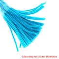 Crafteria Peacock Blue Shimmer Pipe Cleaner (100Pcs Approx.)