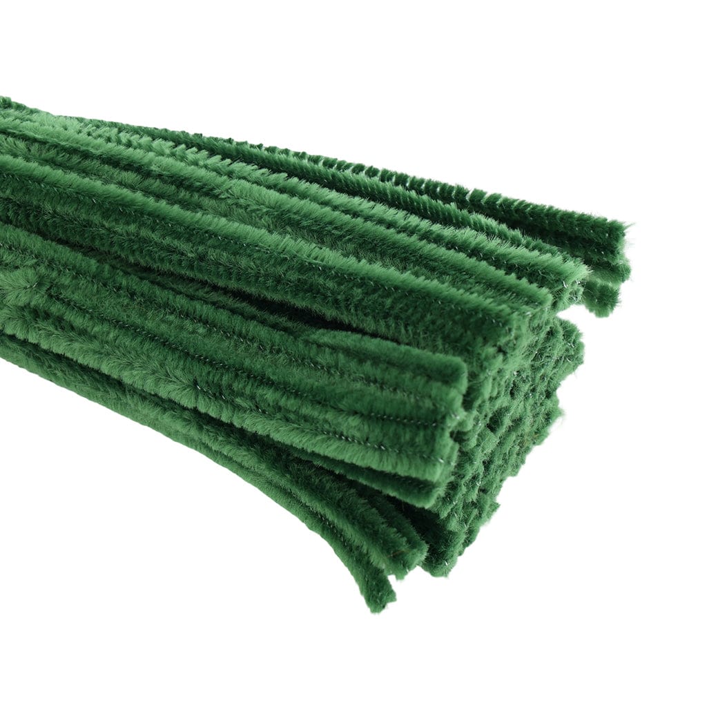 Crafteria Moss Green Pipe Cleaner Regular Colour (100Pcs/Pack)