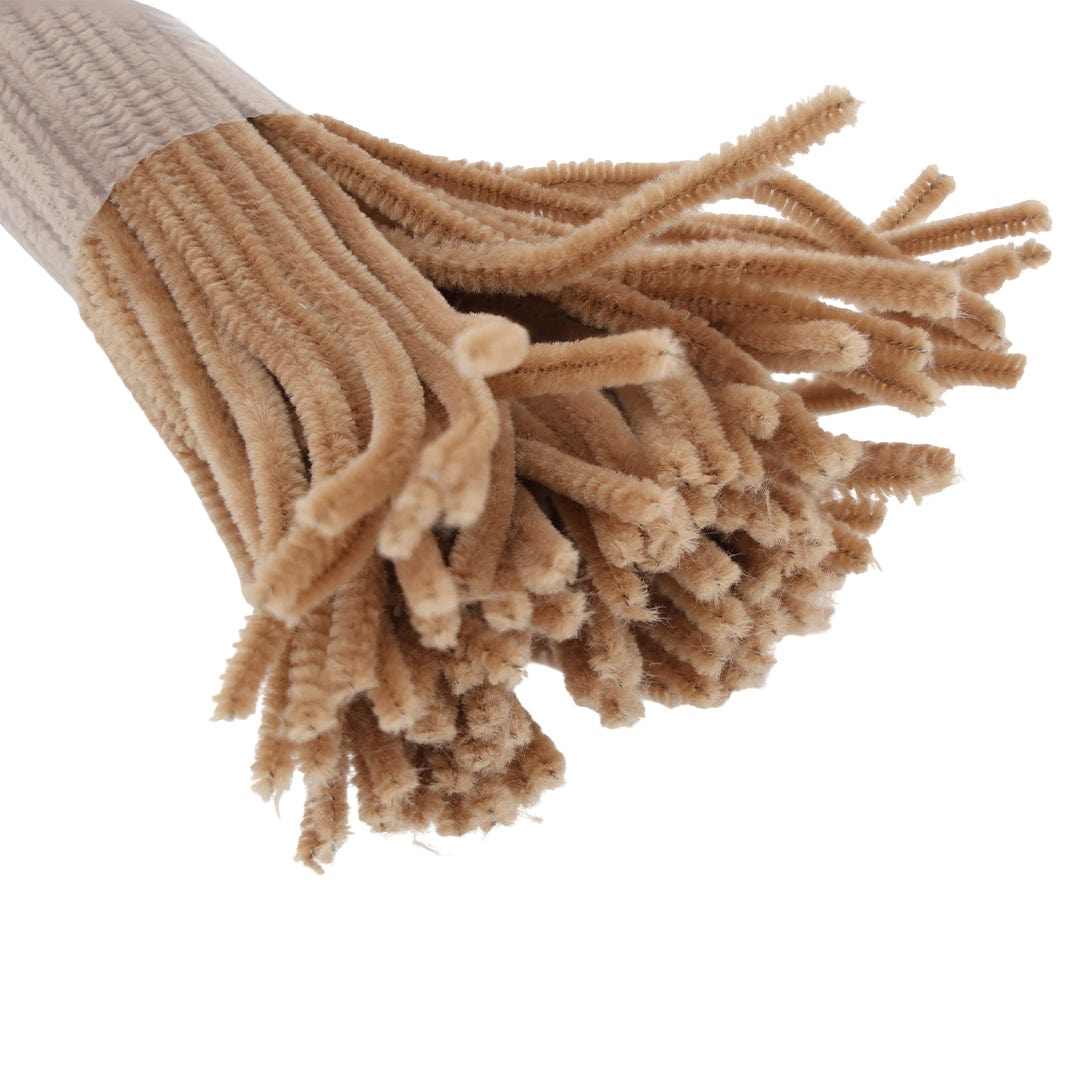 Crafteria Tussar (Faun) Pipe Cleaner Regular Colour (100Pcs/Pack)