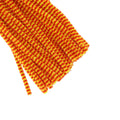 Crafteria Black & Golden Brown Chenille Stripe Pipe Cleaners