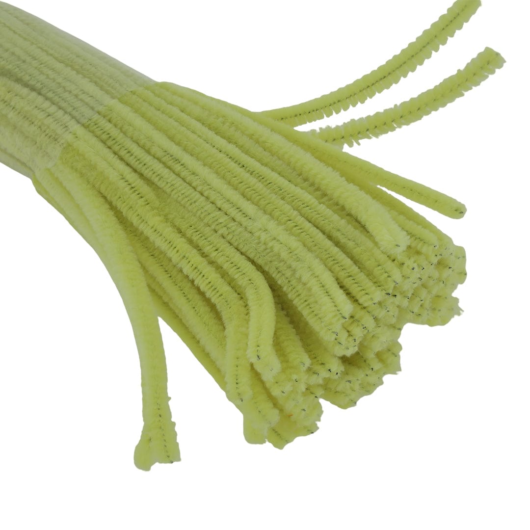 Crafteria Light Green Pipe Cleaner Regular Colour (100Pcs/Pack)