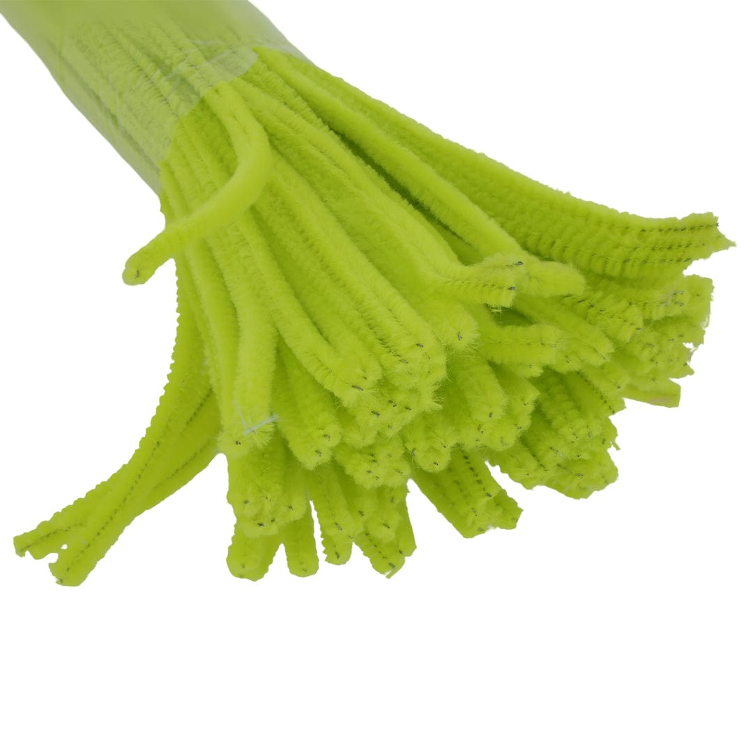 Crafteria F.green Pipe Cleaner Regular Colour (100Pcs/Pack)