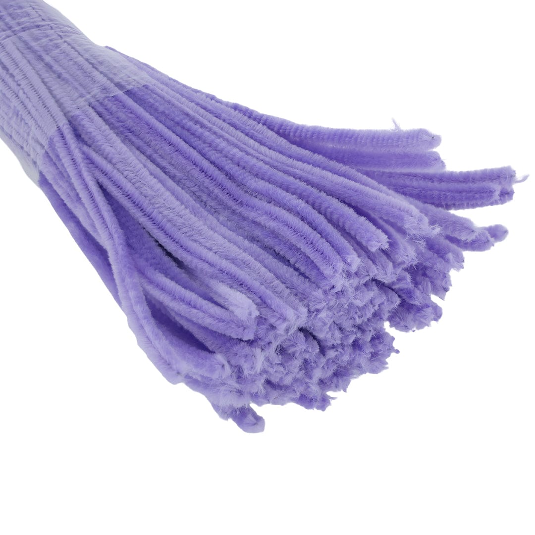 Crafteria Light Violet Pipe Cleaner Regular Colour (100Pcs/Pack)