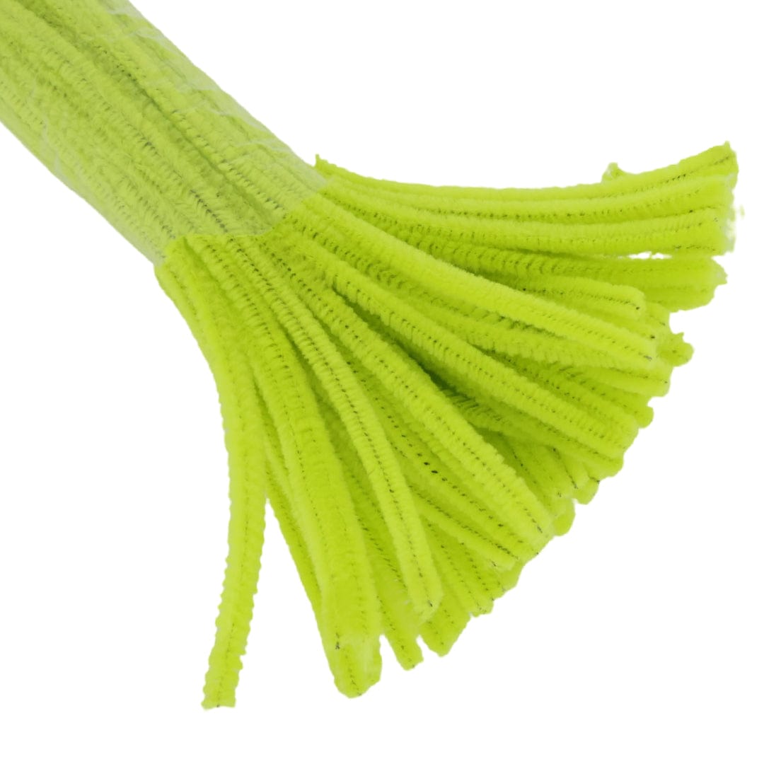 Crafteria Yellow neon Pipe Cleaner Regular Colour (100Pcs/Pack)