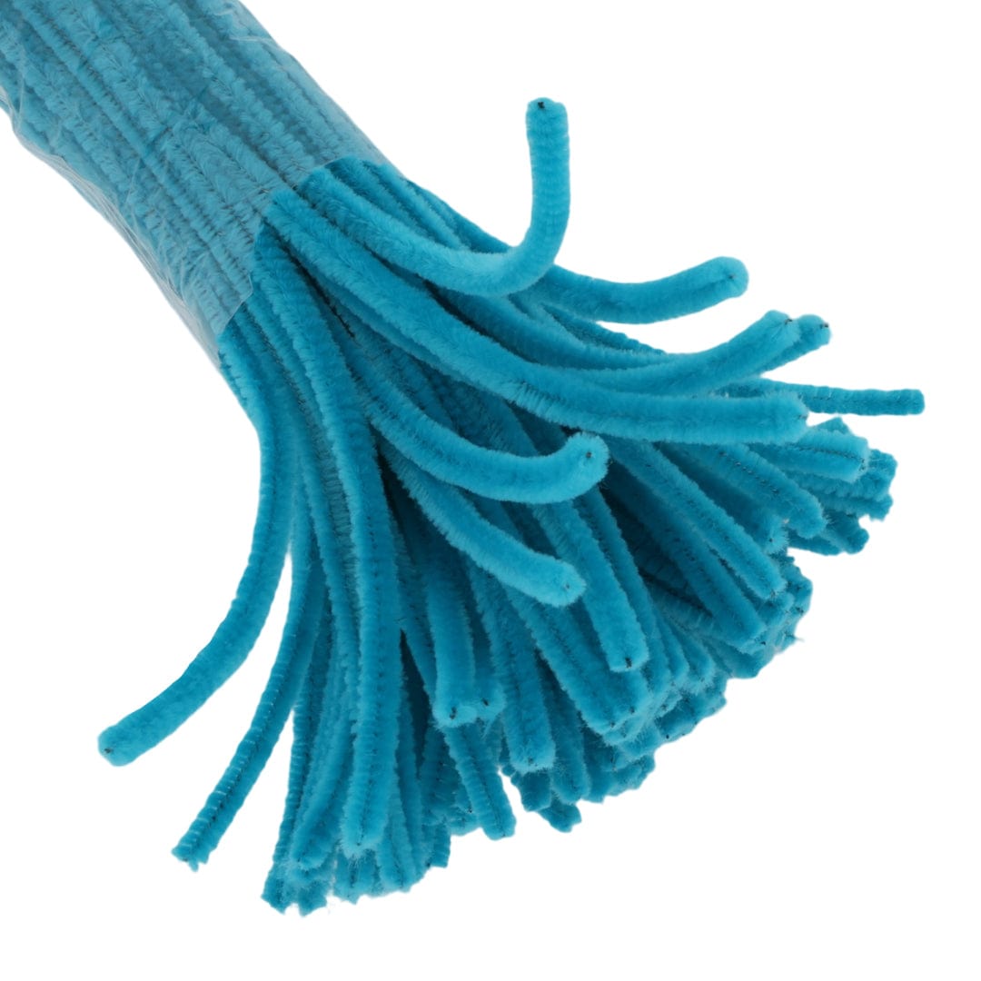 Crafteria peacock Blue Pipe Cleaner Regular Colour (100Pcs/Pack)