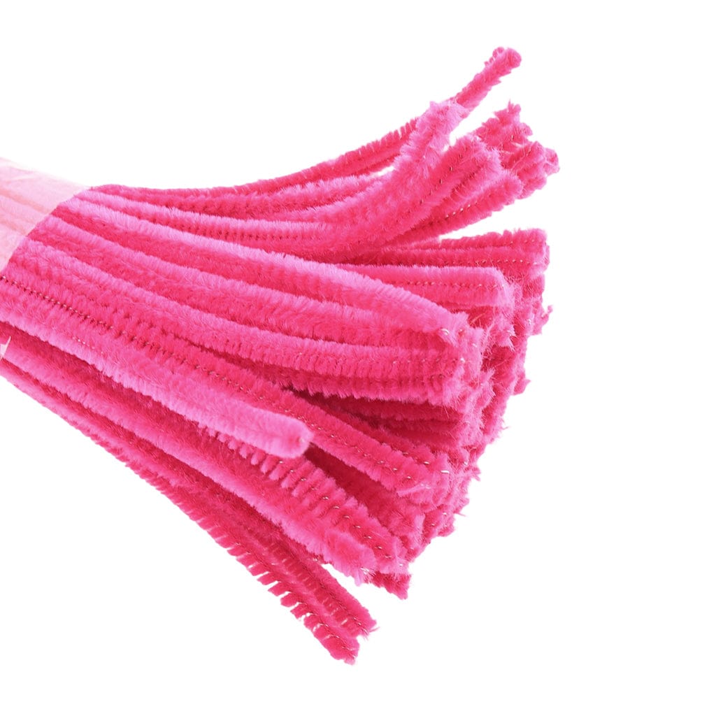 Crafteria Magenta Pipe Cleaner Regular Colour (100Pcs/Pack)