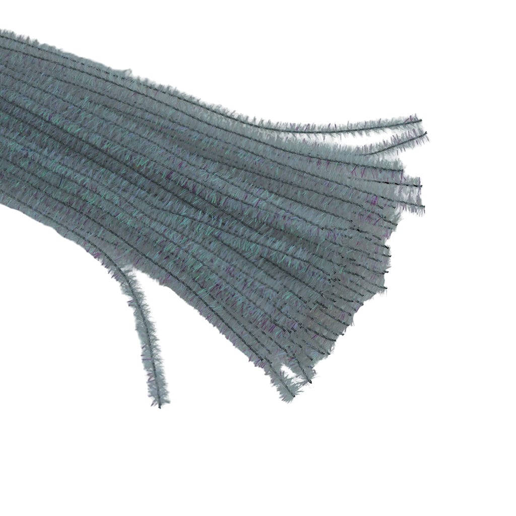 Crafteria Holographic Rainbow Pipe Cleaner Zari Mix Colour (100Pcs/Pack)