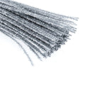 Crafteria Silver Pipe Cleaner Zari Mix Colour (100Pcs/Pack)