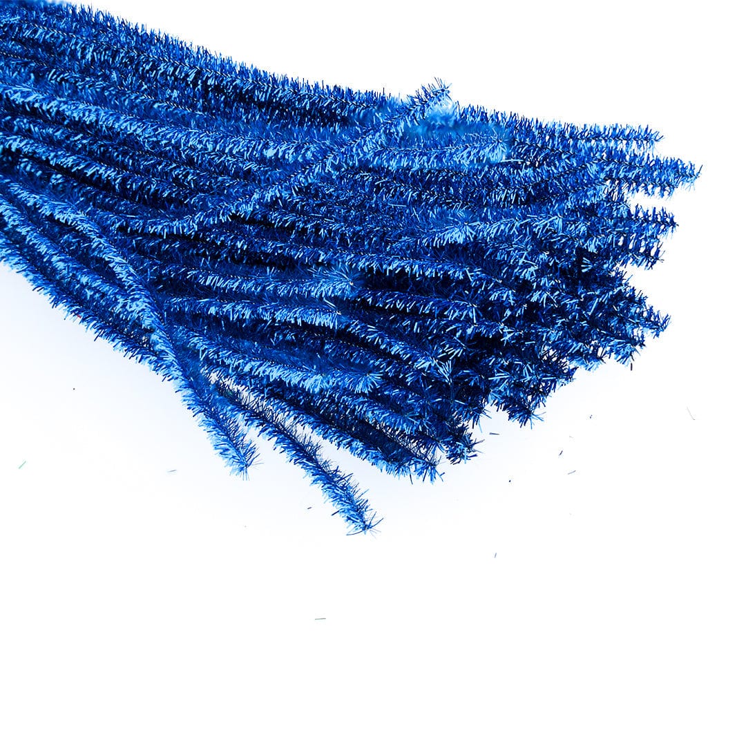 Crafteria Firozi Blue Pipe Cleaner Zari Mix Colour (100Pcs/Pack)