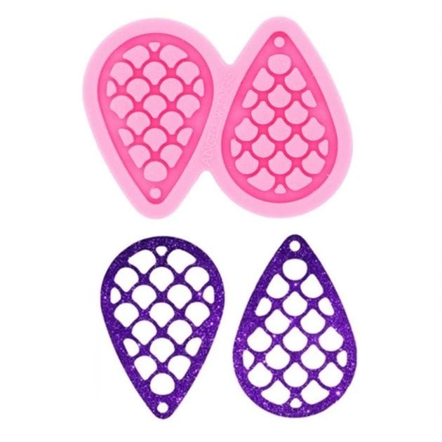 My Store SILICON MOULD MERMAID EARRING MOULD