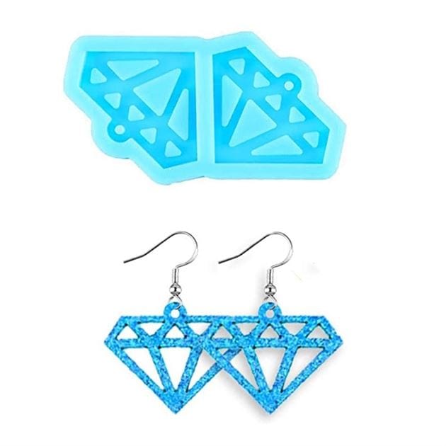 My Store SILICON MOULD DIAMOND EARRING MOULD