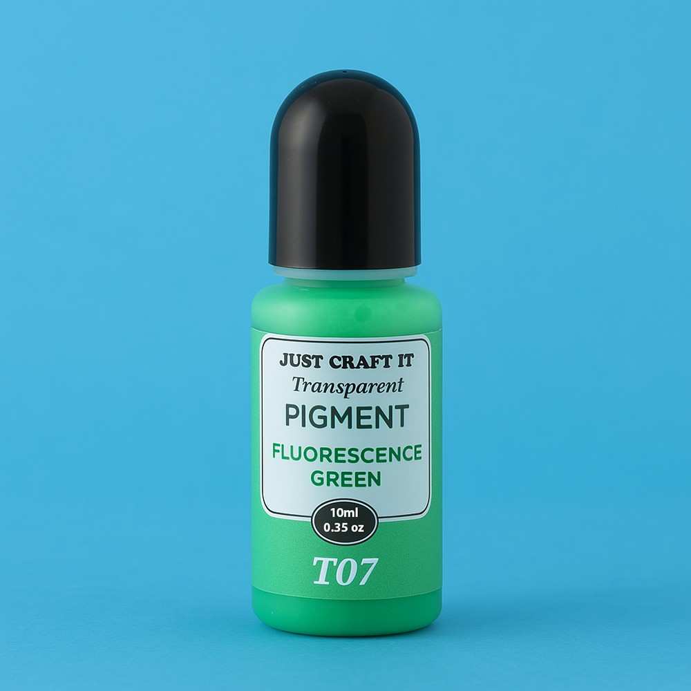 Crafteria Fluorescence Green Transparent Pigment Single Colours
