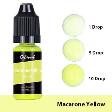 My Store RESIN Macarone Yellow Single Colour Colorant For Soap & Candle
