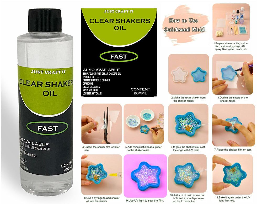 My Store RESIN SLOW CLEAR SHAKER OIL