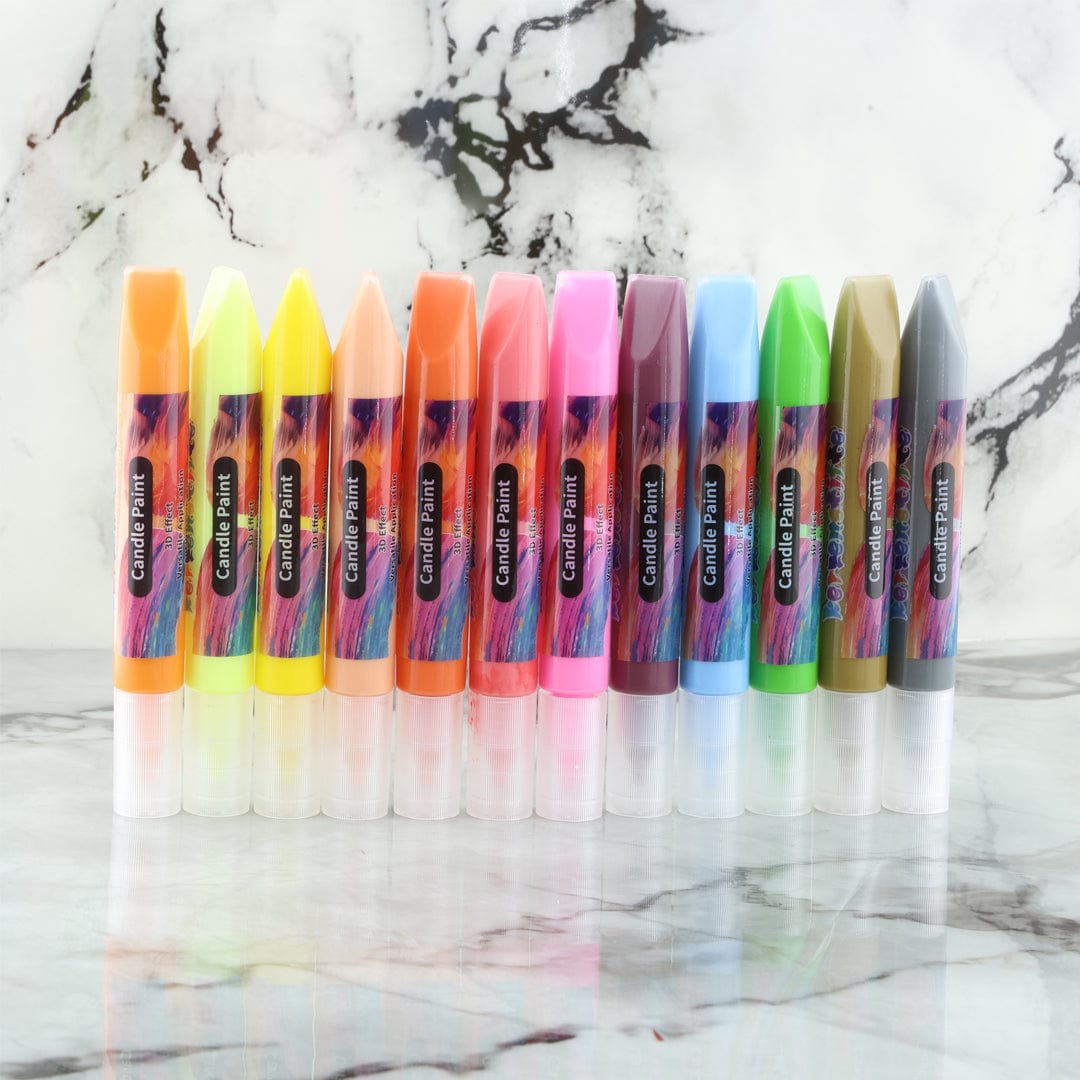 Crafteria 12 in 1 Candle Paint Set