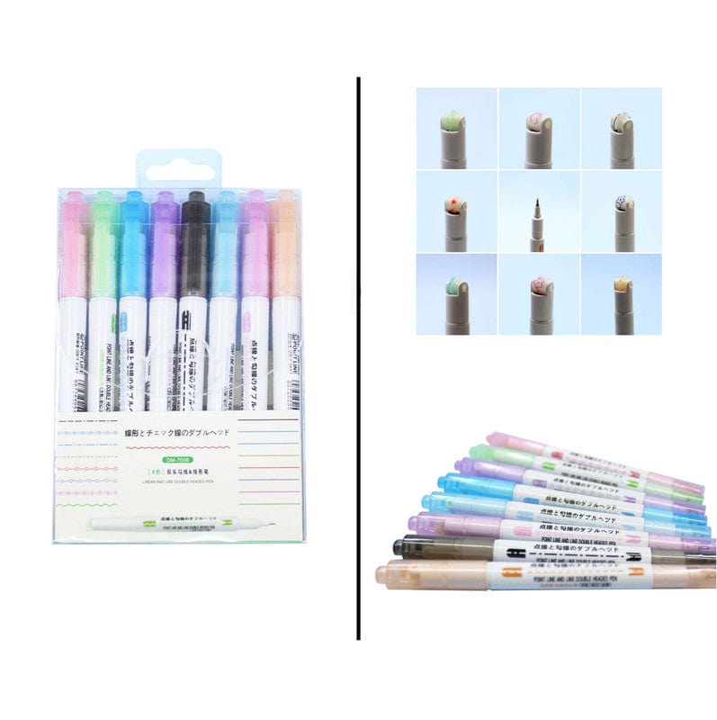 My Store MARKER PEN LINEAR AND LINE DOUBLE HEADED PEN