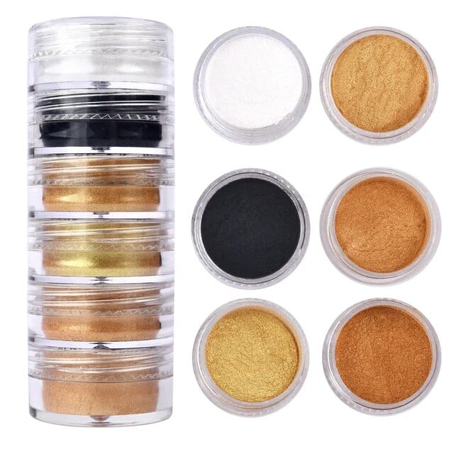 6 Shade Pearl Mica Powder (F)