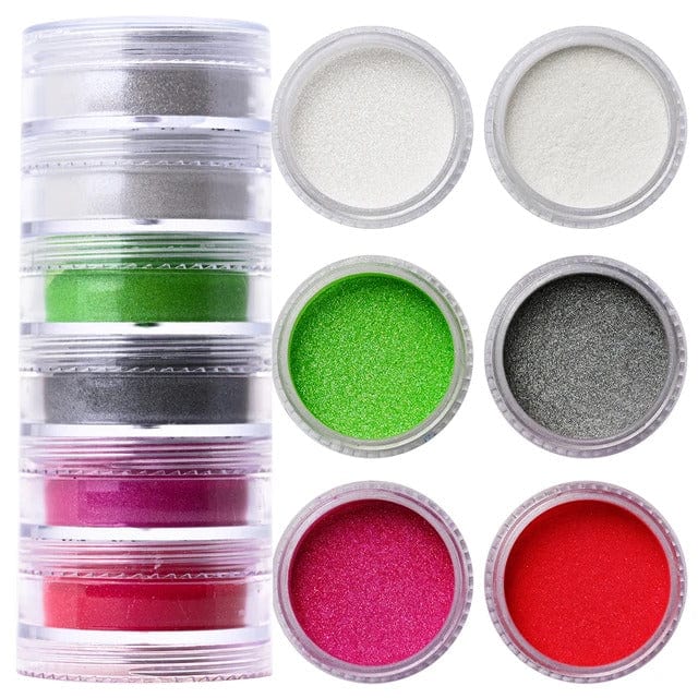 6 Shade Pearl Mica Powder (R)