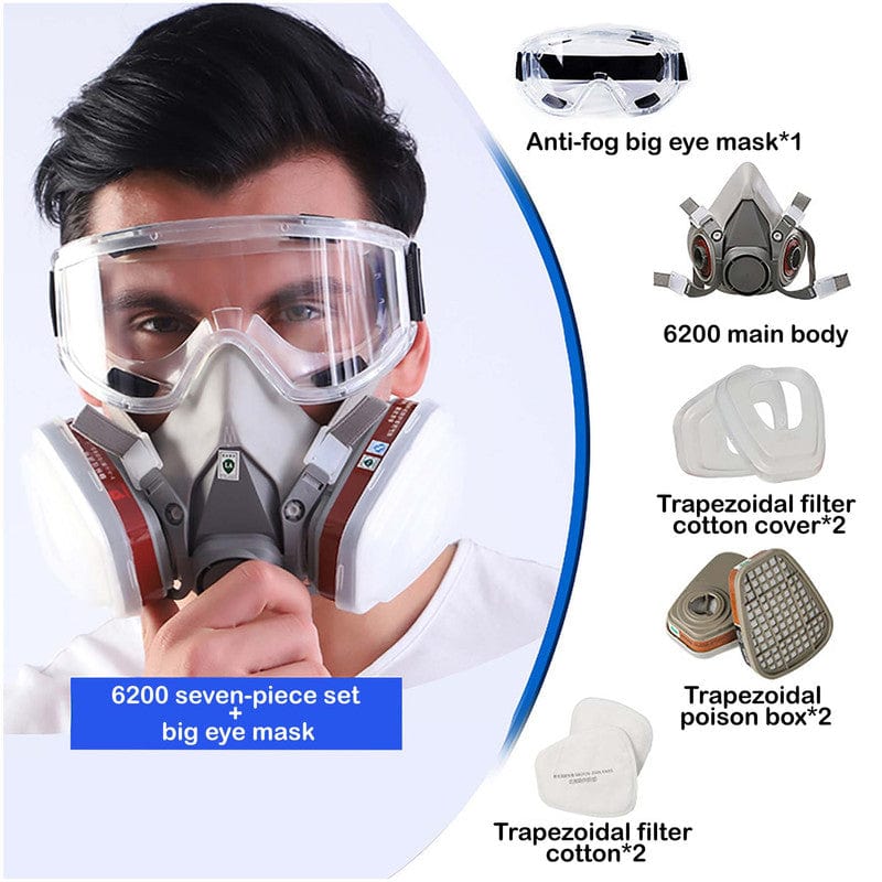 My Store MASK RESPIRATOR MASK WITH SAFETY GOGGLE