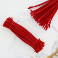 Crafteria Red Premium Pipe Cleaners (8MM Approx.)