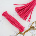 Crafteria Pink Premium Pipe Cleaners (8MM Approx.)