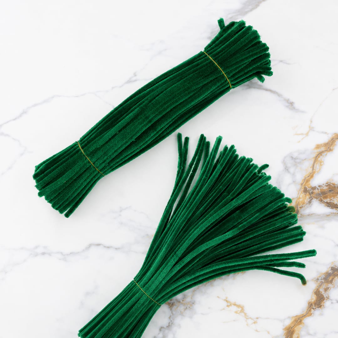 Crafteria Dark Green Premium Pipe Cleaners (8MM Approx.)