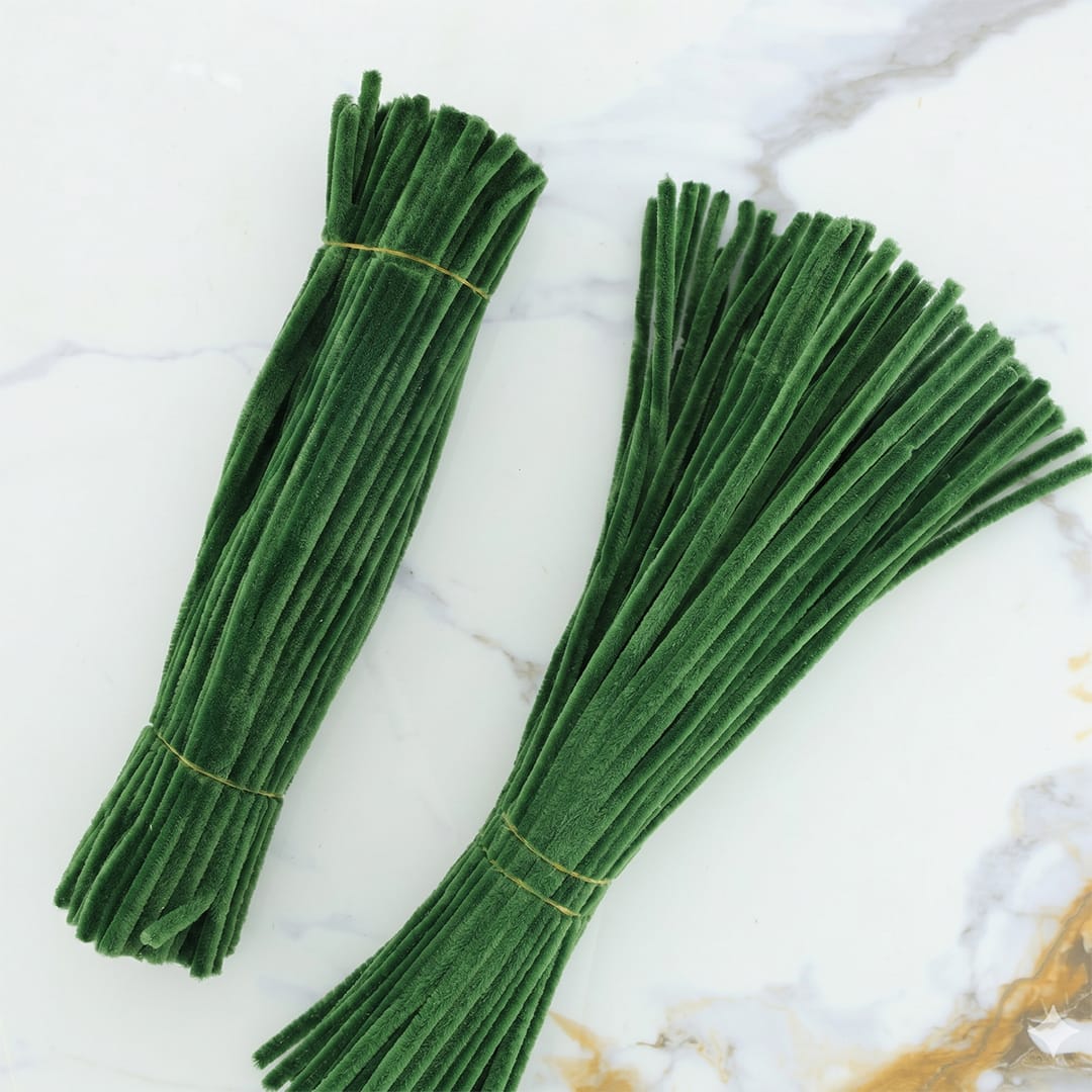Crafteria Mehendi Green Premium Pipe Cleaners (8MM Approx.)