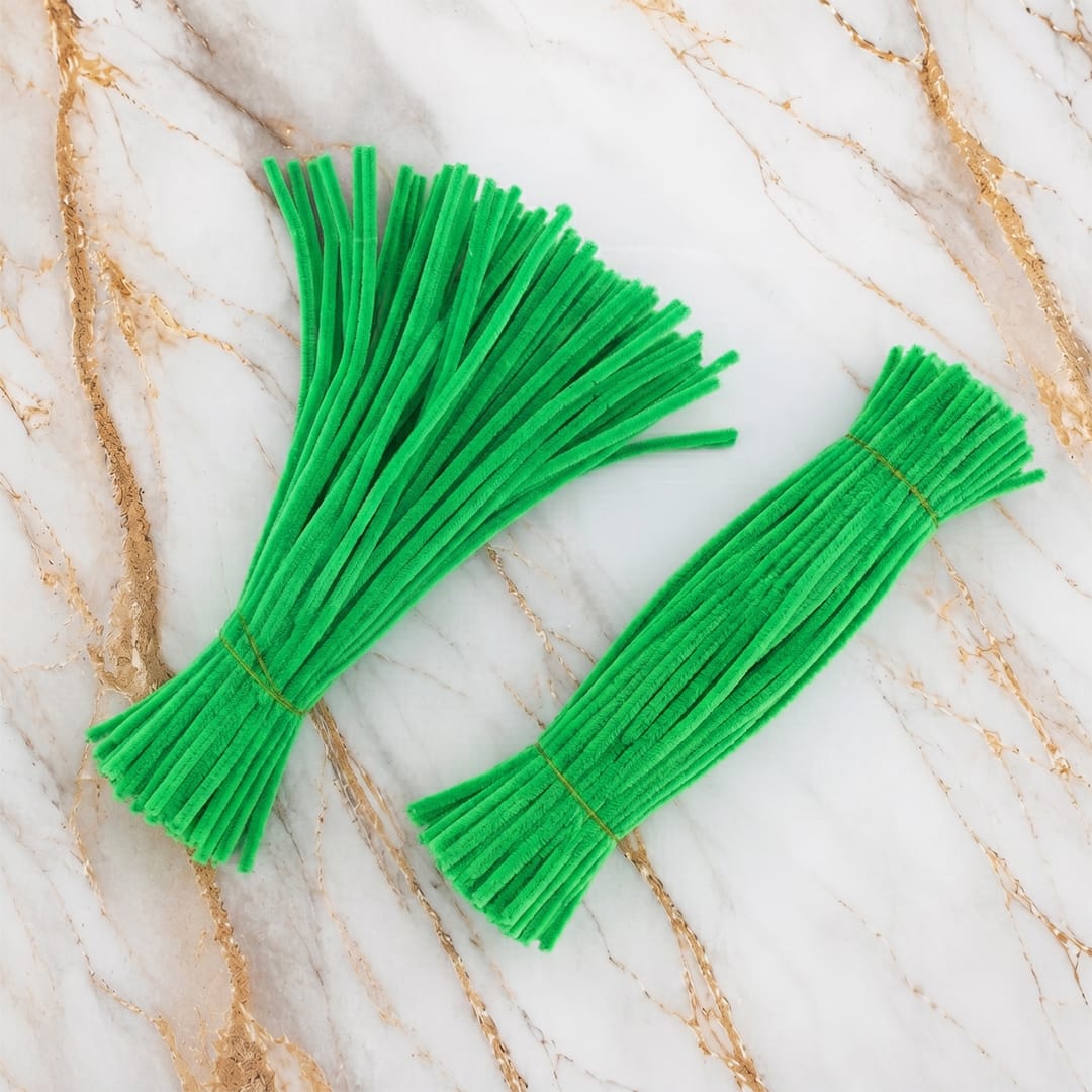 Crafteria Light Green Premium Pipe Cleaners (8MM Approx.)