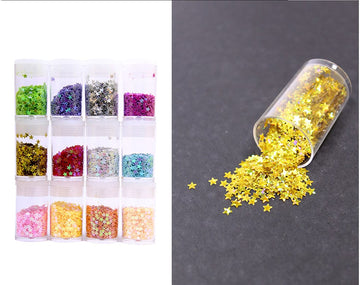 My Store GLITTERS RAINBOW NEON STAR GLITTER