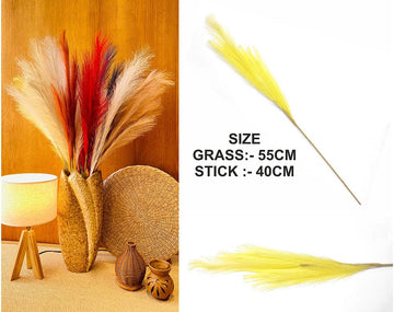 My Store GRASS YELLOW PLAIN PAMPAS GRASS