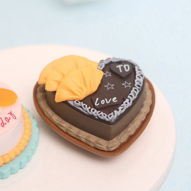 my store MINIATURE HEART SHAPE CAKE TO LOVE MINIATURE